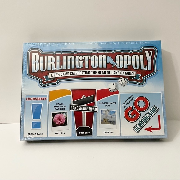 Burlington Opoly Monopoly Board Game Sealed - Picture 1 of 11